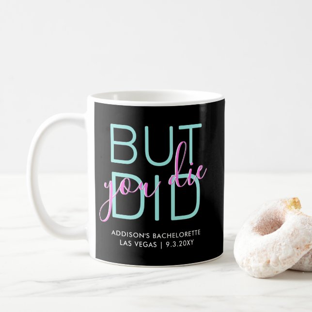 Bachelorette Party Funny Hangover Favour Coffee Mug (With Donut)
