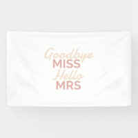 Bachelorette Party Goodbye Miss Hello Mrs Bride