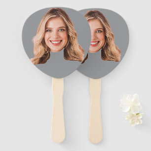 Bachelorette Party Hand Fan, Custom Face Hand Fan