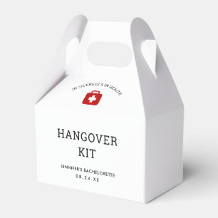 Bachelorette Party Hangover Kit Favour Box
