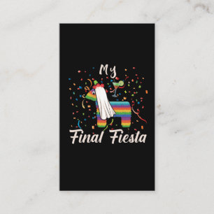 Bachelorette Party Hen Night Final Fiesta Pinata Business Card