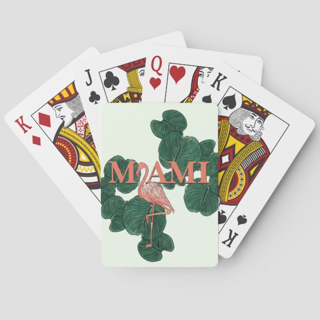 bachelorette party in Miami Playing Cards (Back)