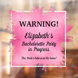 Bachelorette Party in Progress Car