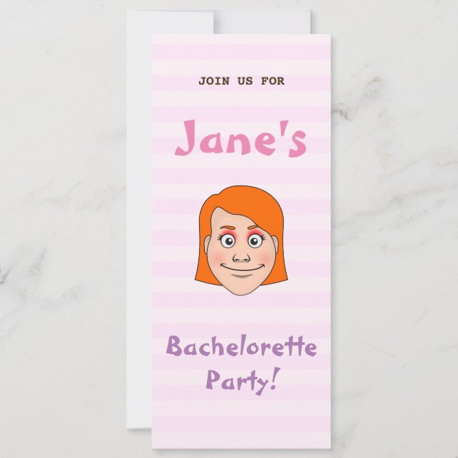Bachelorette party invitation (Front)