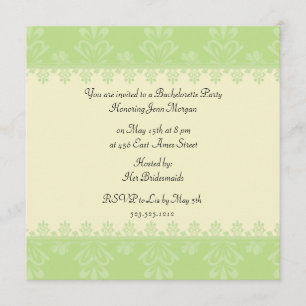 Bachelorette Party Invitation