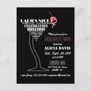 Bachelorette party invitation