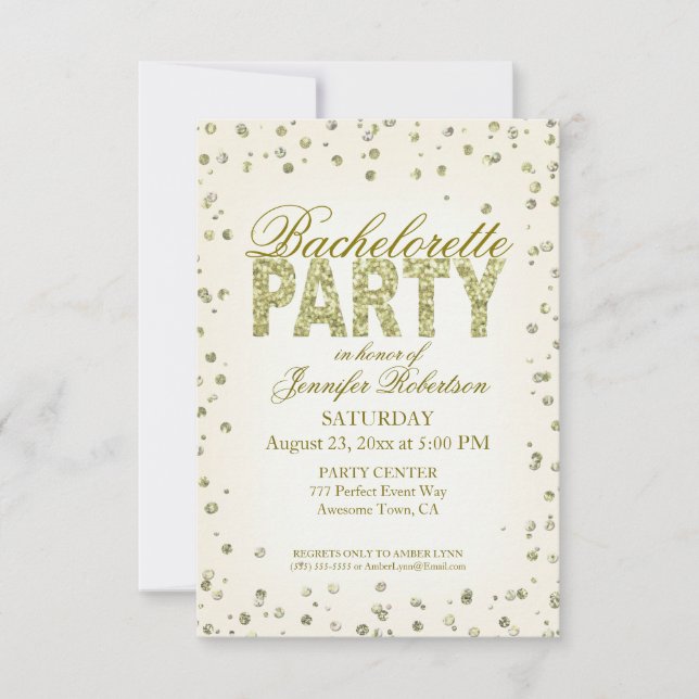 Bachelorette Party Invitation (Front)