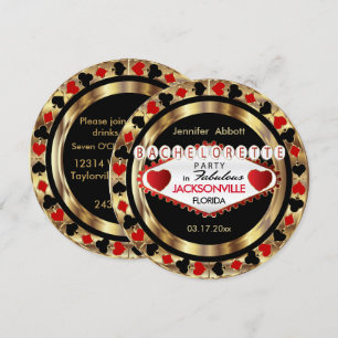 Bachelorette Party Invitation - DIY City & State