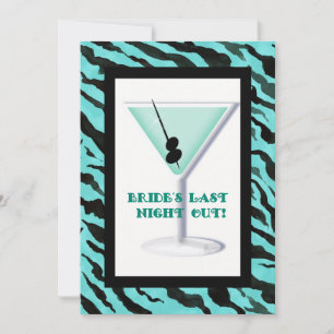 Bachelorette Party Invitation - Zebra 'n Leopard