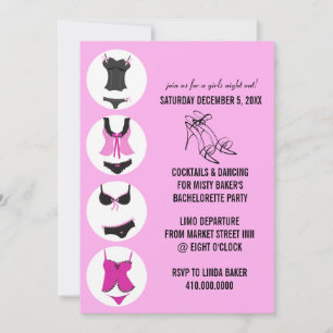 Bachelorette Party Invitations