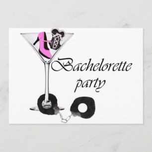 Bachelorette party invite