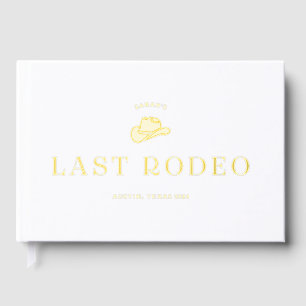 Bachelorette Party LAST RODEO Photo Guest Book
