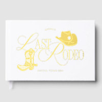 Bachelorette Party LAST RODEO Photo Guest Book