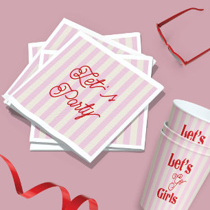 Bachelorette Party Let's Party  Napkin