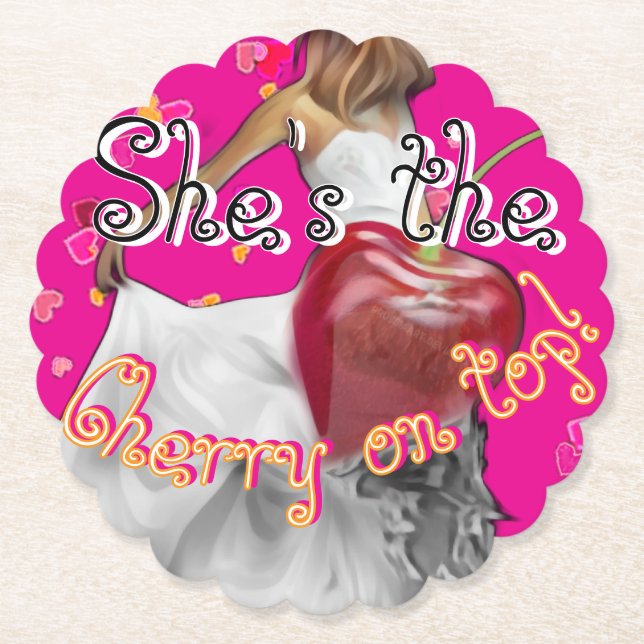 Bachelorette Party  Paper Coaster (Front)