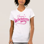 Bachelorette Party Pink Devil T-Shirt<br><div class="desc">Let the little devil out with this bachelorette party spaghetti strap.</div>