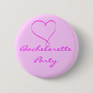 Bachelorette Party pink heart button