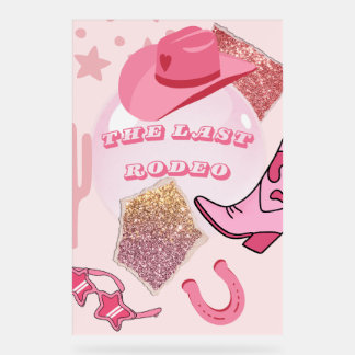  Bachelorette Party Poster – Glitter and Glam