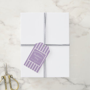 Bachelorette Party Retro Modern LightPurple Classy Gift Tags