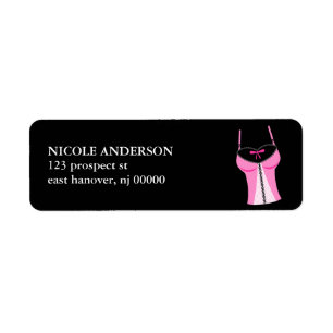 Bachelorette Party Return Address Label