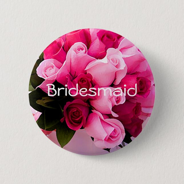 Bachelorette Party Rose Pins Template (Front)