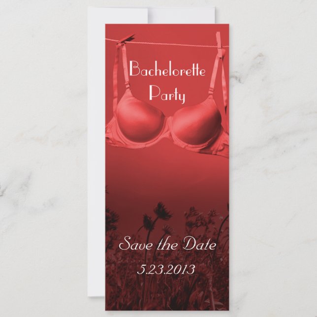 Bachelorette Party Save The Date (Front)