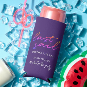 Bachelorette Party Script Modern Girls Weekend Seltzer Can Cooler