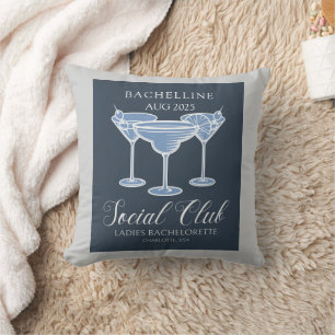 Bachelorette Party Social Club Cushion