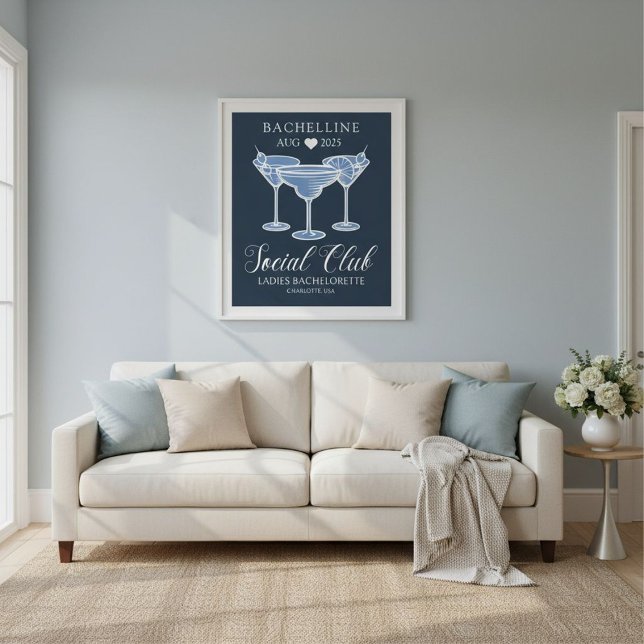  Bachelorette Party Social Club Poster (Creator Uploaded)