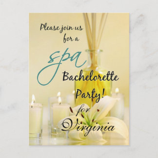 Bachelorette Party Spa Invite - Personalised