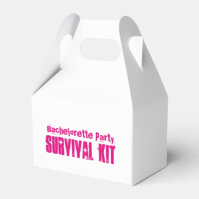 "Bachelorette Party" Survival Kit Box (Front Side)