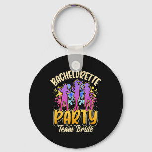 Bachelorette Party Team Bride  Key Ring