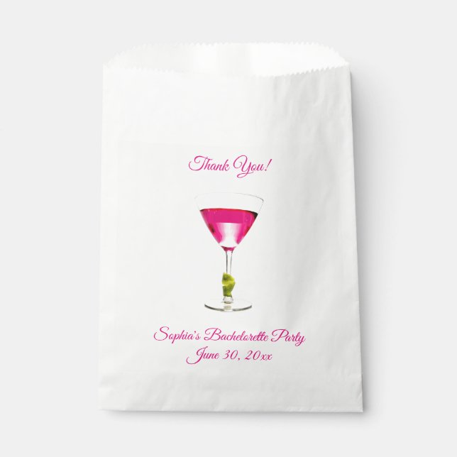 Bachelorette Party Thank You Favour Bag (Front)