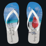 Bachelorette Party Tropical Beach Drink Cruise Thongs<br><div class="desc">This design was created through digital art. It may be personalised by clicking the customise button and changing the colour, adding a name, initials or your favourite words. Contact me at colorflowcreations@gmail.com if you with to have this design on another product. Purchase my original abstract acrylic painting for sale at...</div>