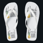 Bachelorette Party Tropical Beach Tribe Trip Thongs<br><div class="desc">This design was created through digital art. It may be personalised by clicking the customise button and changing the colour, adding a name, initials or your favourite words. Contact me at colorflowcreations@gmail.com if you with to have this design on another product. Purchase my original abstract acrylic painting for sale at...</div>