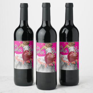 Bachelorette Party Wine Label