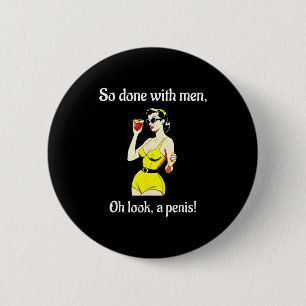 Bachelorette Party Women's Funny Inappropriate Y 6 Cm Round Badge