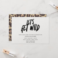 Bachelorette PartyLet's Get Wild Cheetah