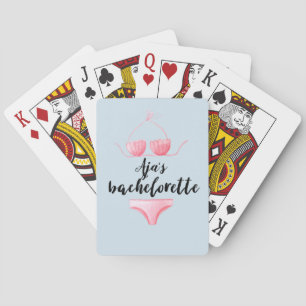 Bachelorette Personalised Playing Cards