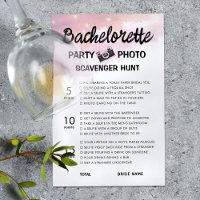 Bachelorette Photo Scavenger Hunt Game