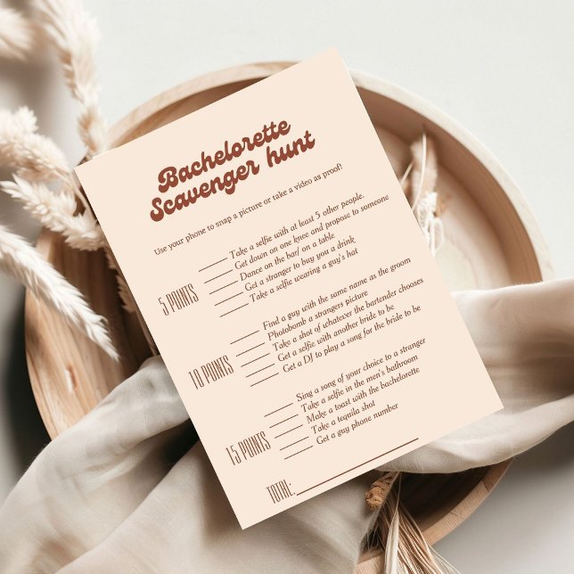 Bachelorette scavenger hunt game,bachelorette game invitation (Creator Uploaded)