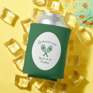 Bachelorette Tennis Beer Koozie