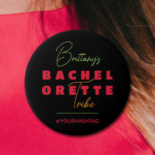 Bachelorette Tribe Hashtag 7.5 Cm Round Badge