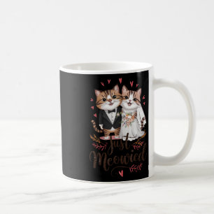 Bachelorette Wedding Party Bride Groom Cats Just M Coffee Mug