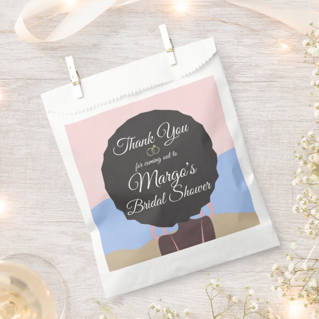 Bachelorette Weekend Beach Bridal Shower Favour Bag (Clipped)