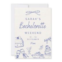 Bachelorette Weekend Customisable Invitation