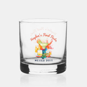 Bachelorette Weekend Final Fiesta Personalised  Whiskey Glass