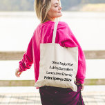 Bachelorette Weekend Girls Trip Multi Name Tote Bag<br><div class="desc">Create a unique group welcome gift for your girls trip or bachelorette weekend with this modern minimal text-based tote. Design features space for all the attendees' names (we love it with no space in between for a chic look) with the destination and year beneath in bold lettering.</div>