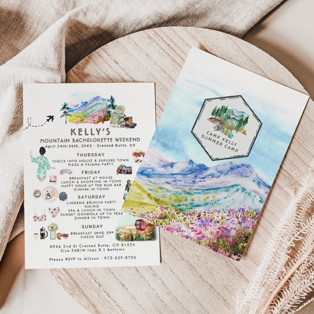 Bachelorette Weekend Itinerary | Summer Camp (Creator Uploaded)