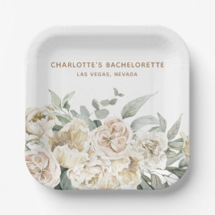 Bachelorette Weekend Party Favor Personalised Gift Paper Plate